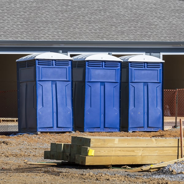 are there any restrictions on where i can place the porta potties during my rental period in Godley